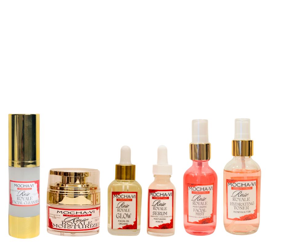 Mocha-Vi Essentials Rose Royale Skincare Bundle
